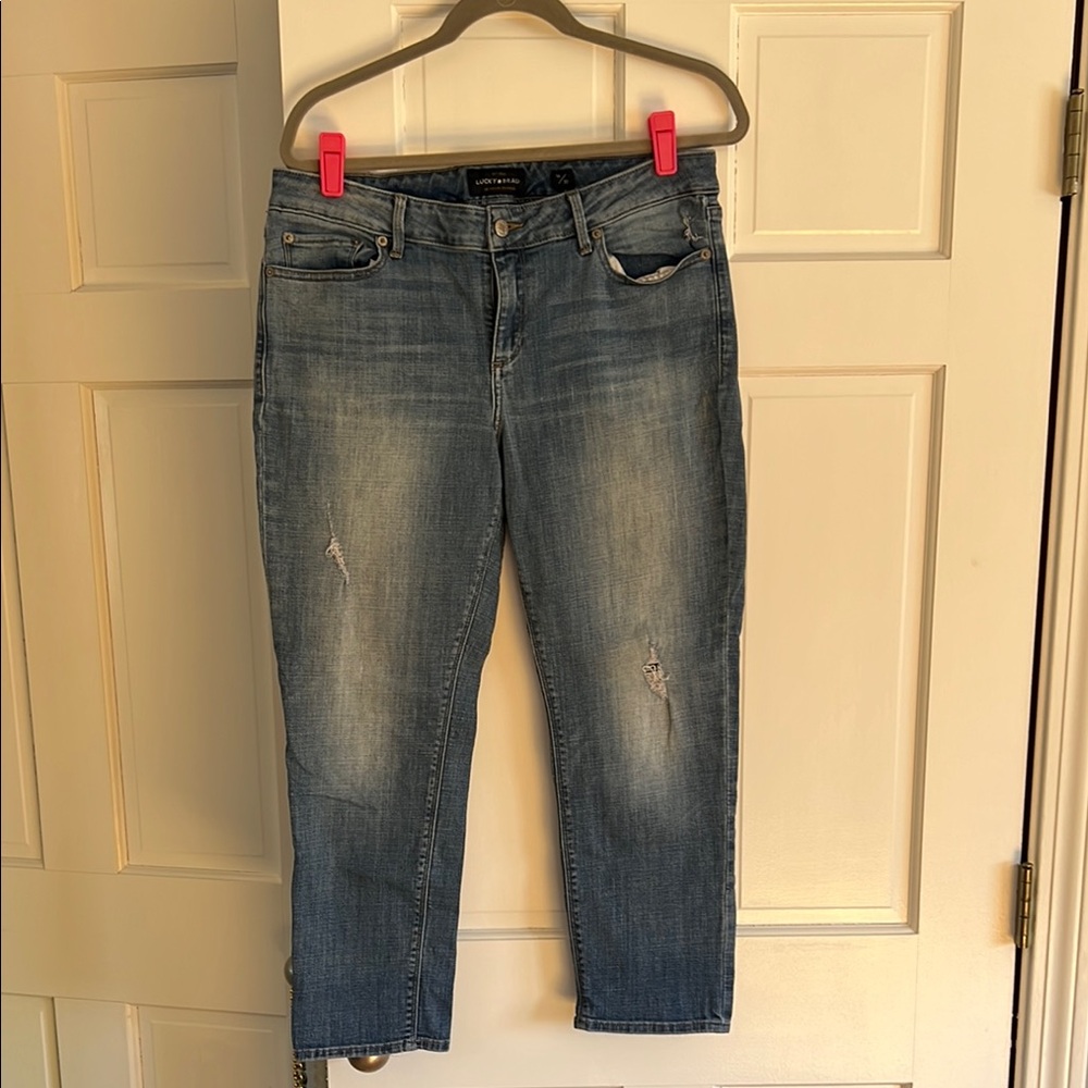EUC Lucky Brand Jeans Lolita crop sz 14/32
